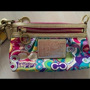 Coach Poppy Wristlet